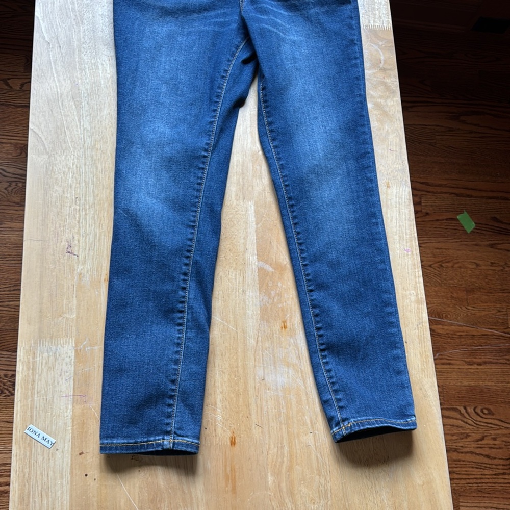 Cat & Jack Blue Denim Overalls SIZE Girls XL (14/16) - Picture 3 of 8